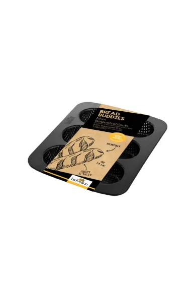 Birkmann MINI-BAGUETTE TRAY PERFORATED FOR 3 PIECES BREAD BUDDIES
