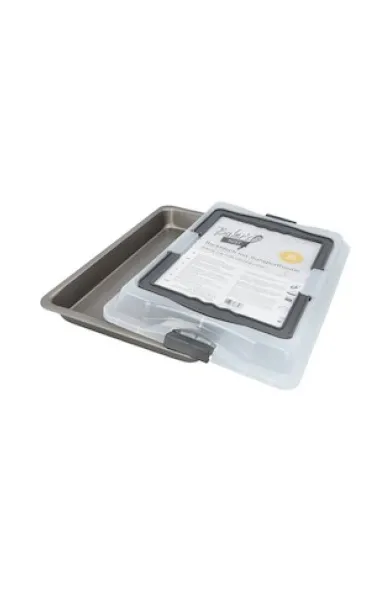 Birkmann BAKING TRAY WITH TRANSPORT COVER - 42x28.5CM 