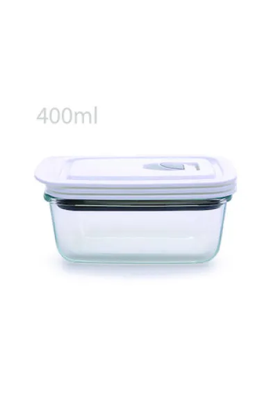 TESTA TEMPERED GLASS FOOD CONTAINER RECTANGULAR