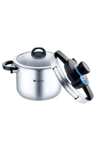 Dorsch Pressure Cooker Go Press 10L + Glass Lid