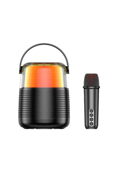 Awei Wireless Speaker With Colorful Y387 - Light Black 