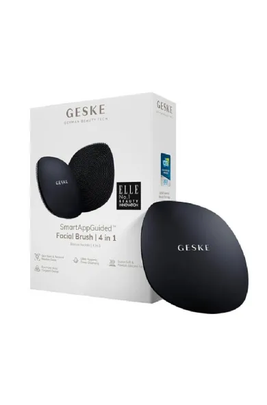 Geske Facial Brush | 4 in 1 non electrical - Black