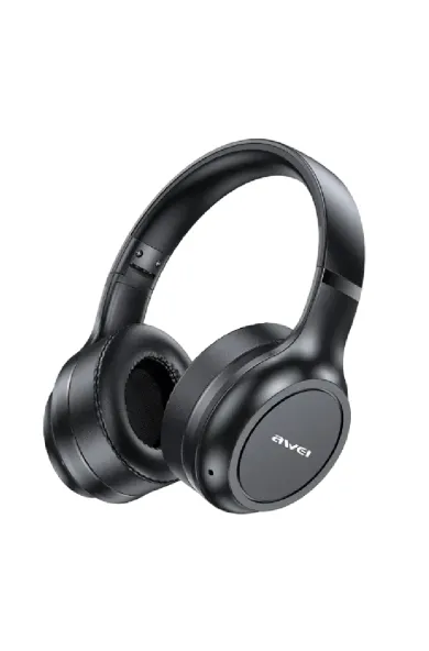 Awei Wireless Headphone Bt Black#AT3