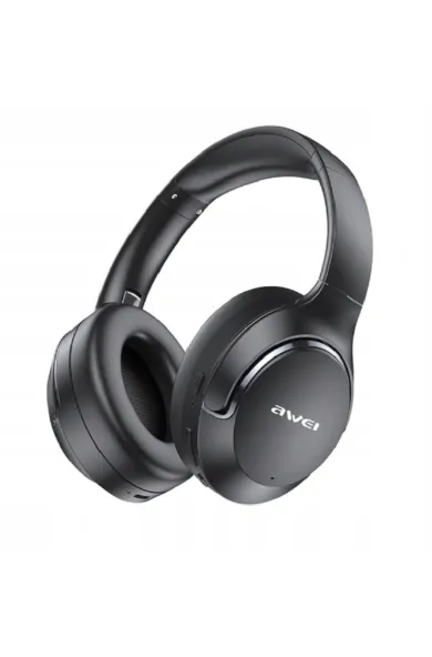 Awei Foldable Wireless Headphone With Anc Function Black #AT2-BLACK