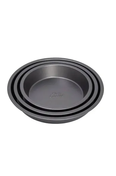 Betty Crocker Round Baking Pan Set Of 3 Pieces 24/28/32Cm