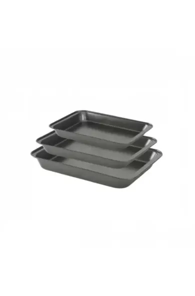 Betty Crocker Non-Stick Roasting Pan Set Of 3 Pieces 28.5Cm/31.5Cm/34.5Cm