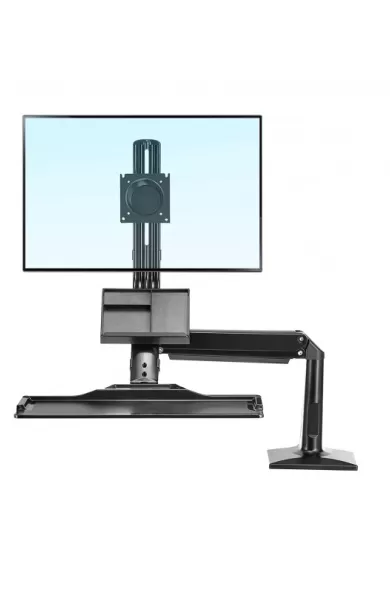 NB Desk Mount with Keyboard Tray for 19-27 Inch Screens