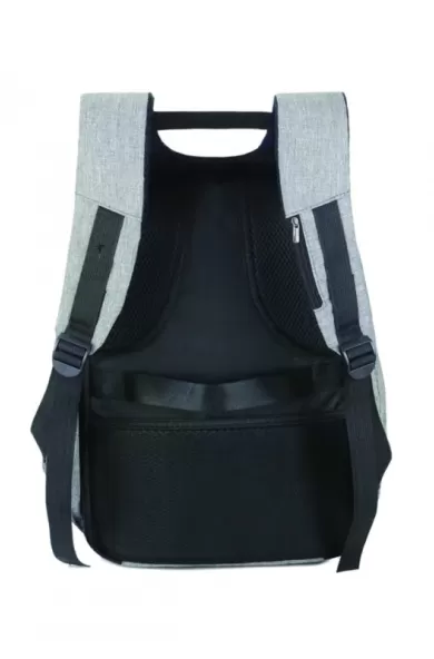 Conqueror Laptop Backpack Grey And Black