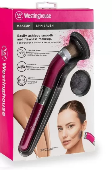 Westinghouse Electric Makeup Spin Brush Soft Fiber