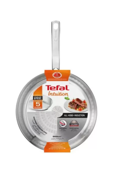 Tefal Intuition Frypan Uncoated - 28cm