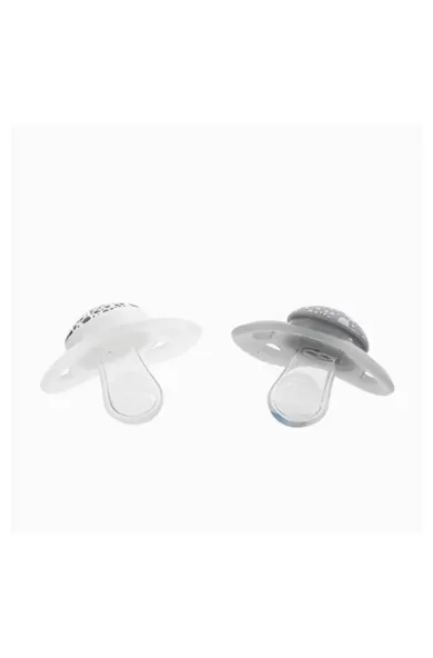 Twistshake 2x Pacifier 0-6m - Pastel Grey & White