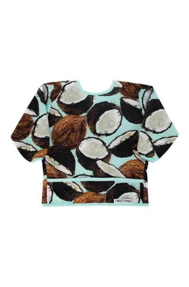Twistshake Long Sleeve Bib Coconut