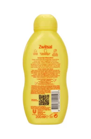 ZWITSAL SOAP-FREE WASHING CREAM - 200ml