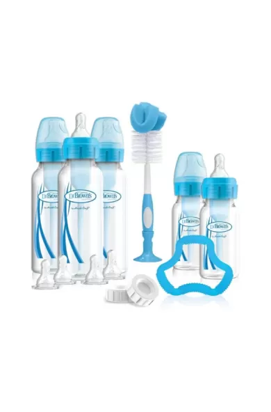 Dr. Brown's Narrow gift set options+ - Blue
