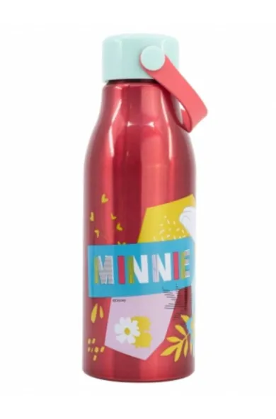 Disney Flexi Handle Aluminium Bottle 760ml - Minnie Mouse Being More Minnie