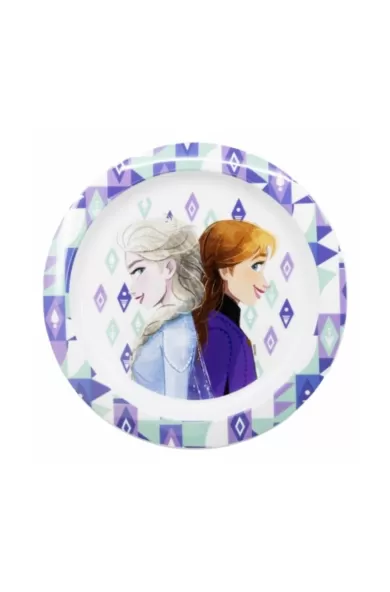 Disney Kids Micro Plate - Frozen Ice Magic