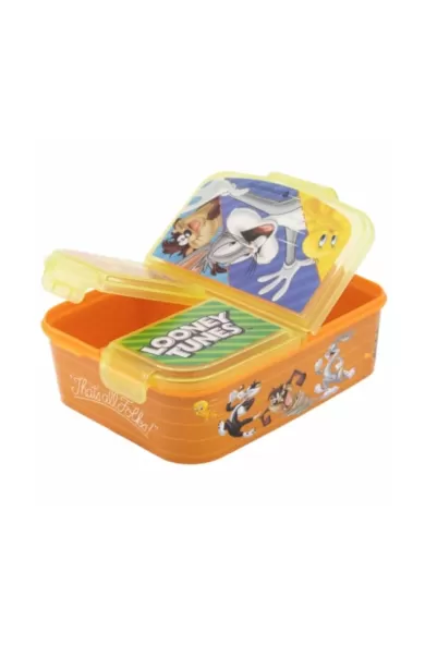 Disney Multi Compartment Sandwich Box - Looney Tunes Heroes