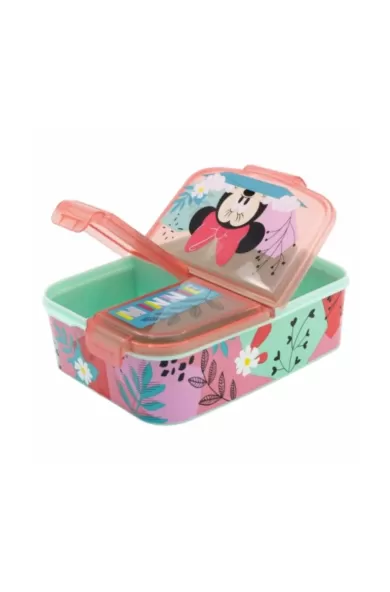 Disney Multi Compartment Sandwich Box - Minnie Mouse Being More Minnie
