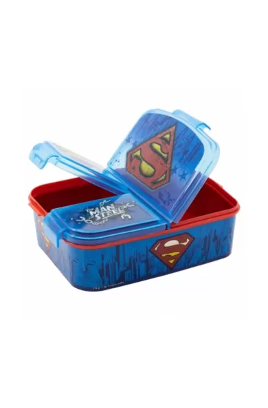 Disney Multi Compartment Sandwich Box - Superman Symbol