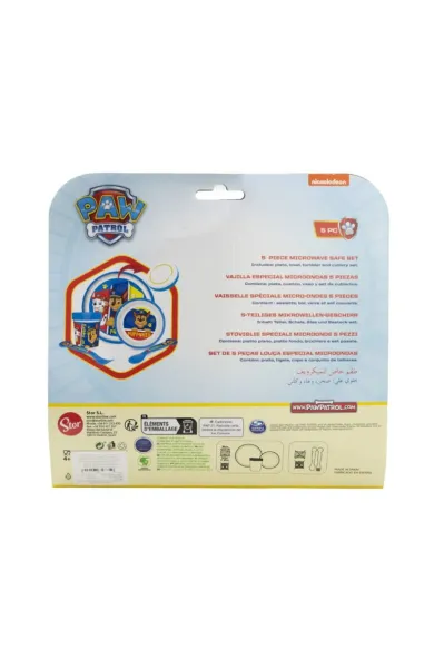 Disney Non Slip 5 Pcs Bicolor Premium Set In Standard Box - Paw Patrol Pup Power