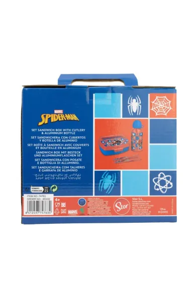 Disney 4 Pcs Urban Bts Set In Gift Box - Spiderman Midnight Flyer