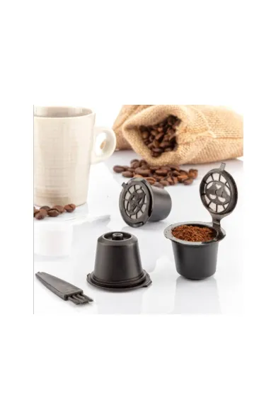 InnovaGoods Set Of 3 Reusable Coffee Capsules Recoff
