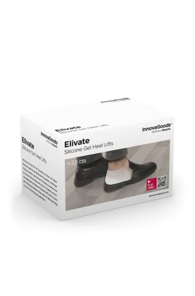 InnovaGoods Silicone Gel Heel Lift Insoles Elevate