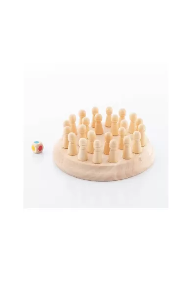 InnovaGoods Wooden Memory Chess Taeda InnovaGoods 26 Pieces