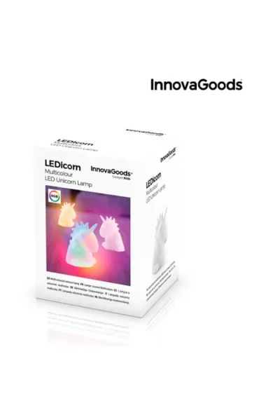 InnovaGoods Multicolour Unicorn Lamp Ledicorn