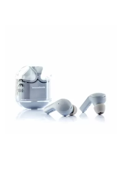 InnovaGoods Wireless Headphones Grey