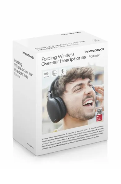 InnovaGoods Folding Wireless Over-Ear Headphones Folbeat