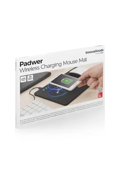 InnovaGoods 2-In-1 Mouse Mat With Wireless Charging Padwer