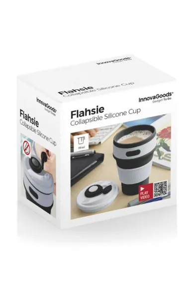 InnovaGoods Folding Silicone Cup Flahsie