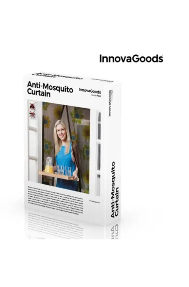InnovaGoods Anti-Mosquito Curtain - Black