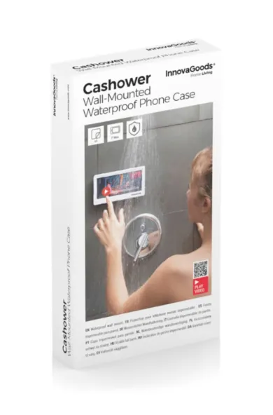 InnovaGoods Waterproof Wall Case For Smartphone Cashower