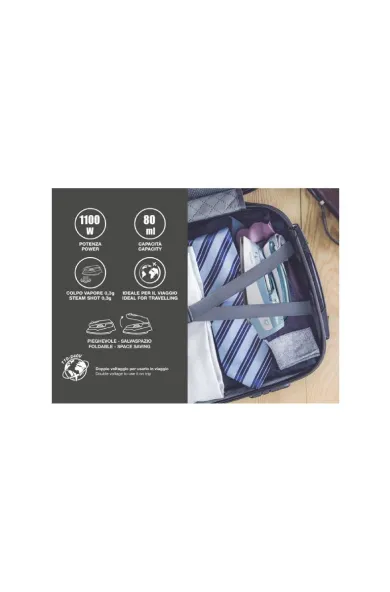 Beper Travel Steam Iron - 1100W