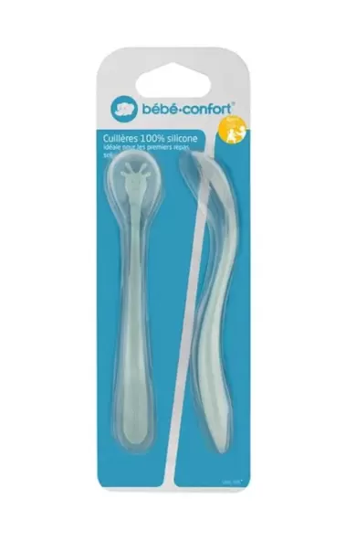 Bebe Confort Soft Silicone Spoons - Set of 2