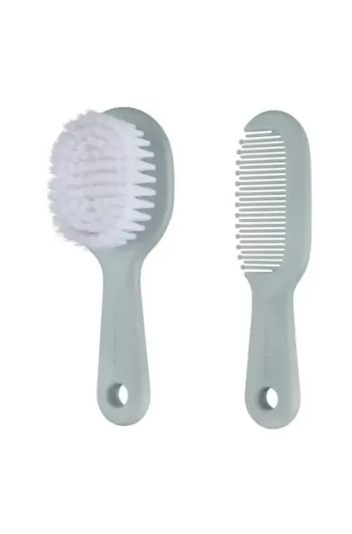 Bebe Confort Brush Mirror & Comb - Lovely Donkey Green