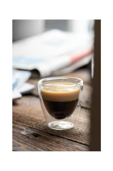 Vialli 2PCS DOUBLE WALL ESPRESSO Glasses AMO