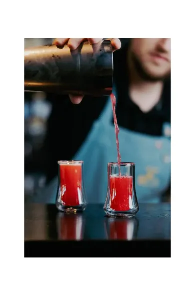 Vialli 2 shot glasses with double wall Soho - 60ml