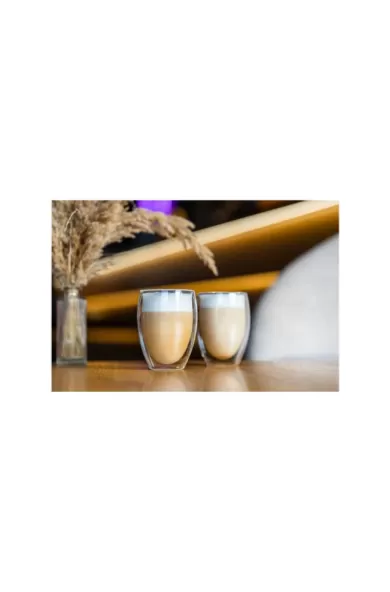 Vialli Set of 2 double-walled tall glasses Noa - 360 ml