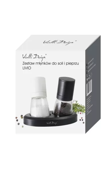 Vialli SET OF SALT & PEPPER MILLS LIVIO