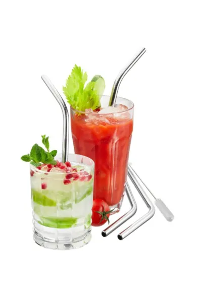 Gefu Stainless Steel Straw FUTURE 23 cm - 4 pcs