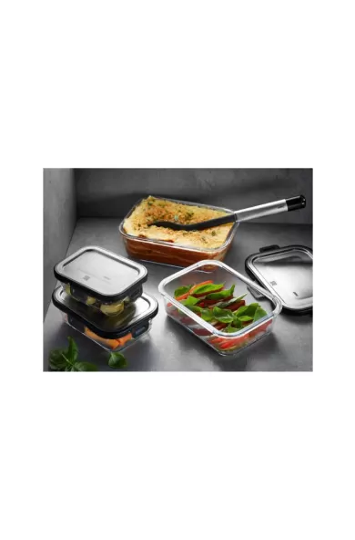 Gefu Food storage container set MILO rectangular - 3 pieces 