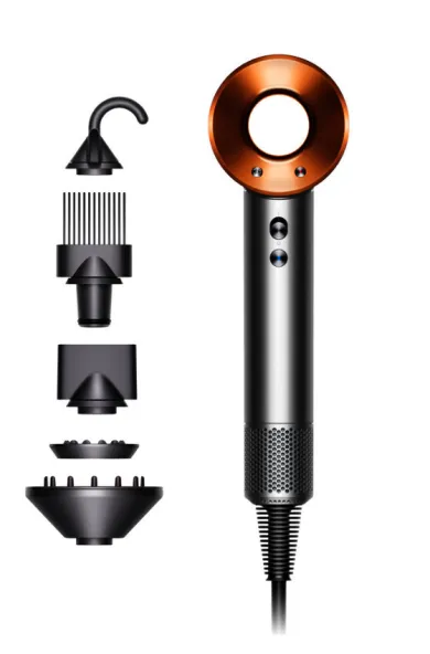 Dyson Supersonic Bright Nickel/Bright Copper