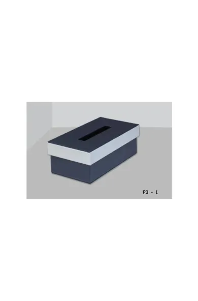 Testa Leather Straight Tissue Box - 1