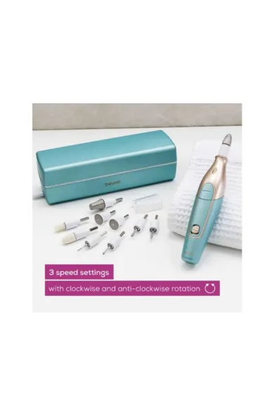 Beurer Manicure & Pedicure set with the 10 high-quality attachments