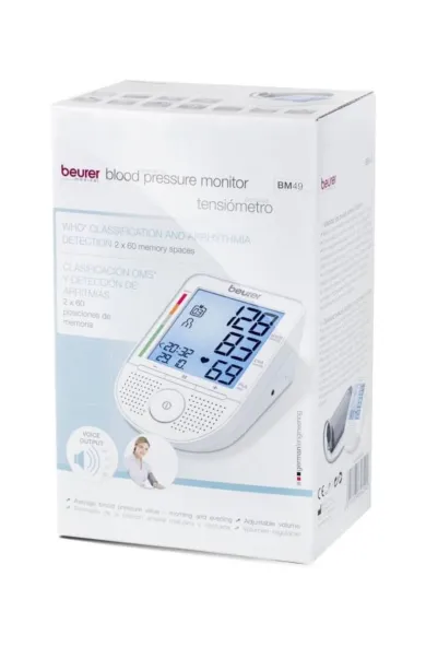 Beurer BM 49 Clinically Validated Voice Arm Blood Pressure Monitor