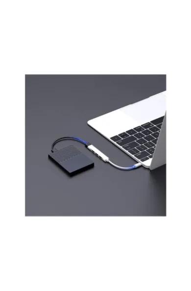 Usb Hb41 Hub Type-C To 4 Usb Port Silver