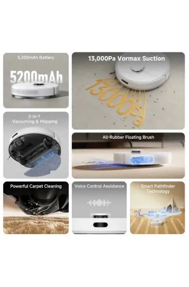 DREAME F10 White Robot Vacuum